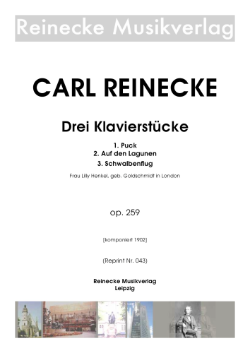 Reinecke: Drei Klavierstücke op. 259