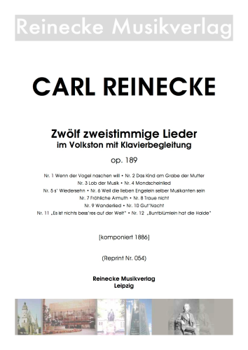 Reinecke: Zwölf zweistimmige Lieder op. 189