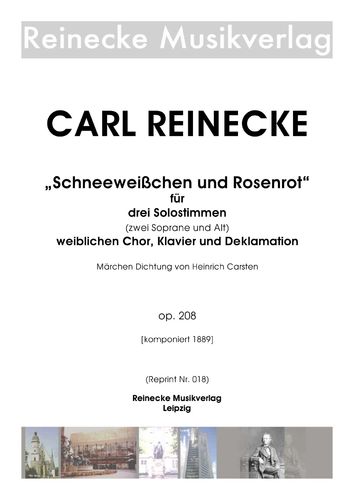 Reinecke: „Schneeweißchen und Rosenrot“ op. 208 Klavierauszug